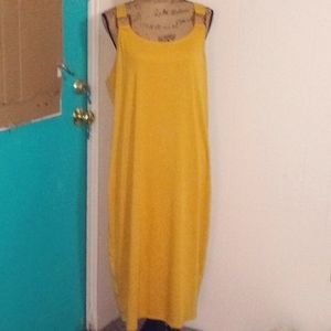 Derek Heart Plus Yellow Sleeveless Dress